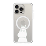 スリムプロテクションプレミアムケース with MagSafe［ MOOMIN - Troubled face ］
