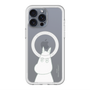 スリムプロテクションプレミアムケース with MagSafe［ MOOMIN - Troubled face ］