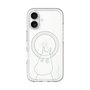 スリムプロテクションプレミアムケース with MagSafe［ MOOMIN - Troubled face ］