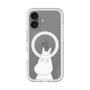スリムプロテクションプレミアムケース with MagSafe［ MOOMIN - Troubled face ］