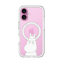 スリムプロテクションプレミアムケース with MagSafe［ MOOMIN - Troubled face ］