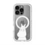 スリムプロテクションプレミアムケース with MagSafe［ MOOMIN - Troubled face ］