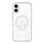 スリムプロテクションプレミアムケース with MagSafe［ MOOMIN - Troubled face ］