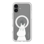 スリムプロテクションプレミアムケース with MagSafe［ MOOMIN - Troubled face ］