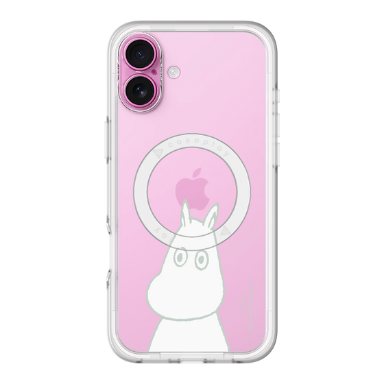 スリムプロテクションプレミアムケース with MagSafe［ MOOMIN - Troubled face ］