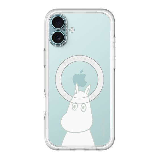 スリムプロテクションプレミアムケース with MagSafe［ MOOMIN - Troubled face ］