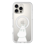 スリムプロテクションプレミアムケース with MagSafe［ MOOMIN - Troubled face ］