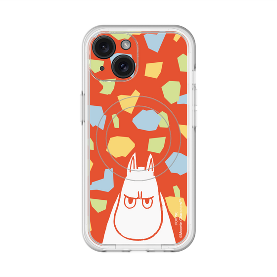 スリムプロテクションプレミアムケース with MagSafe［ MOOMIN - Angry face - color ］