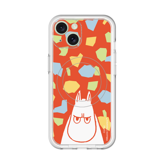 スリムプロテクションプレミアムケース with MagSafe［ MOOMIN - Angry face - color ］