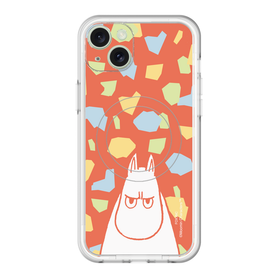 スリムプロテクションプレミアムケース with MagSafe［ MOOMIN - Angry face - color ］