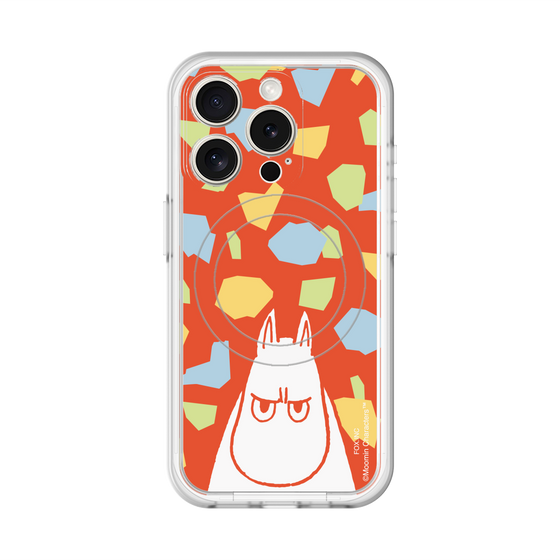 スリムプロテクションプレミアムケース with MagSafe［ MOOMIN - Angry face - color ］