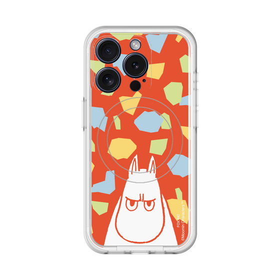 スリムプロテクションプレミアムケース with MagSafe［ MOOMIN - Angry face - color ］