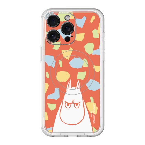 スリムプロテクションプレミアムケース with MagSafe［ MOOMIN - Angry face - color ］