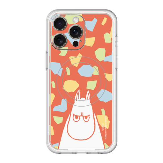 スリムプロテクションプレミアムケース with MagSafe［ MOOMIN - Angry face - color ］