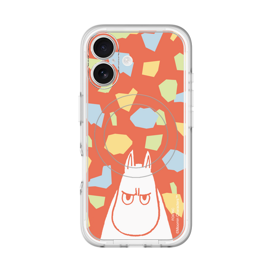 スリムプロテクションプレミアムケース with MagSafe［ MOOMIN - Angry face - color ］