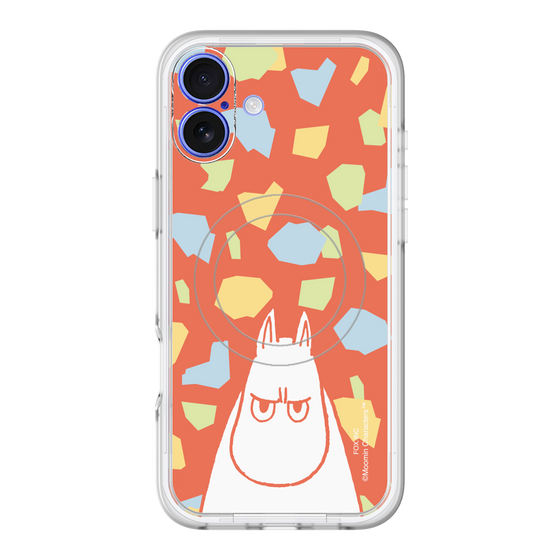 スリムプロテクションプレミアムケース with MagSafe［ MOOMIN - Angry face - color ］