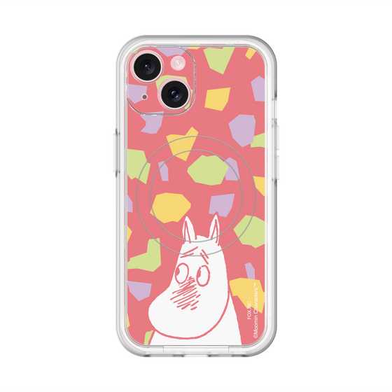 スリムプロテクションプレミアムケース with MagSafe［ MOOMIN - Blushing face - color ］