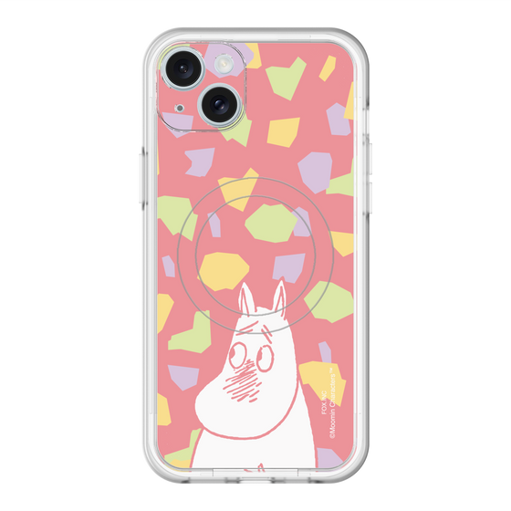 スリムプロテクションプレミアムケース with MagSafe［ MOOMIN - Blushing face - color ］