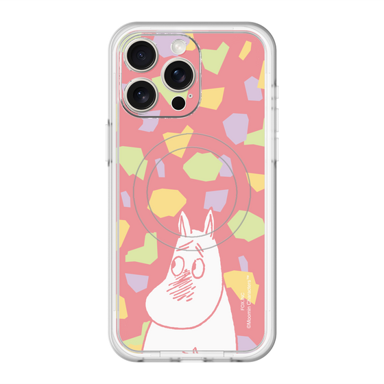 スリムプロテクションプレミアムケース with MagSafe［ MOOMIN - Blushing face - color ］