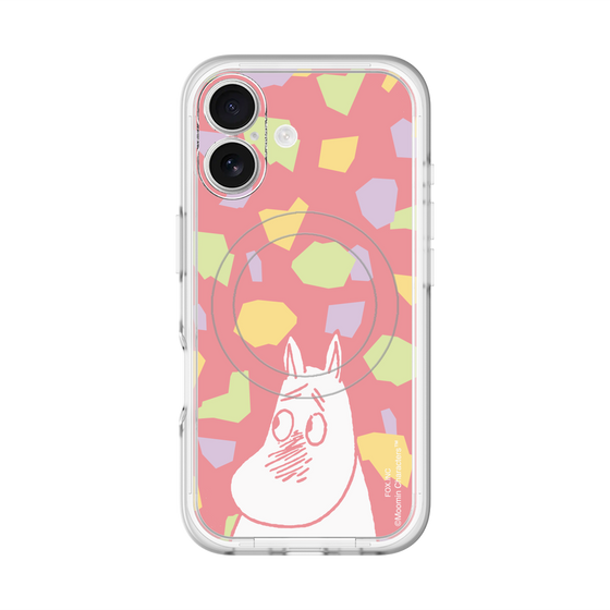 スリムプロテクションプレミアムケース with MagSafe［ MOOMIN - Blushing face - color ］