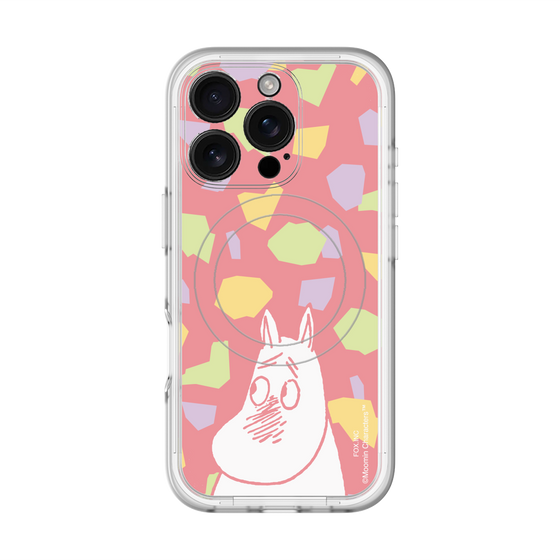 スリムプロテクションプレミアムケース with MagSafe［ MOOMIN - Blushing face - color ］