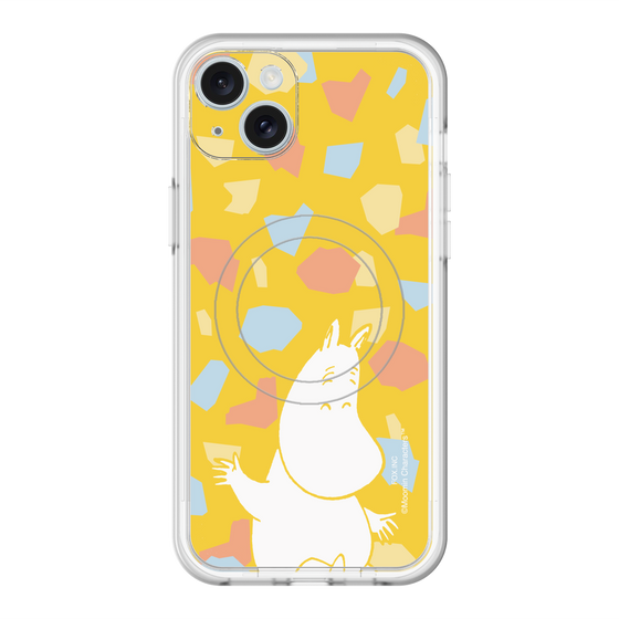 スリムプロテクションプレミアムケース with MagSafe［ MOOMIN - Happy face - color ］