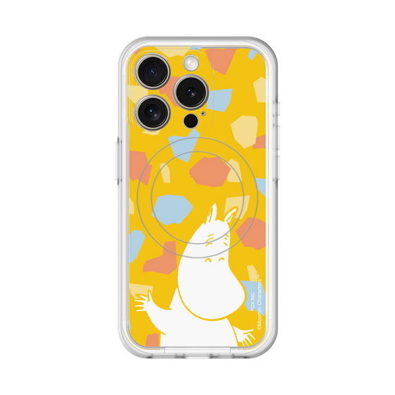 スリムプロテクションプレミアムケース with MagSafe［ MOOMIN - Happy face - color ］