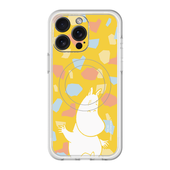 スリムプロテクションプレミアムケース with MagSafe［ MOOMIN - Happy face - color ］