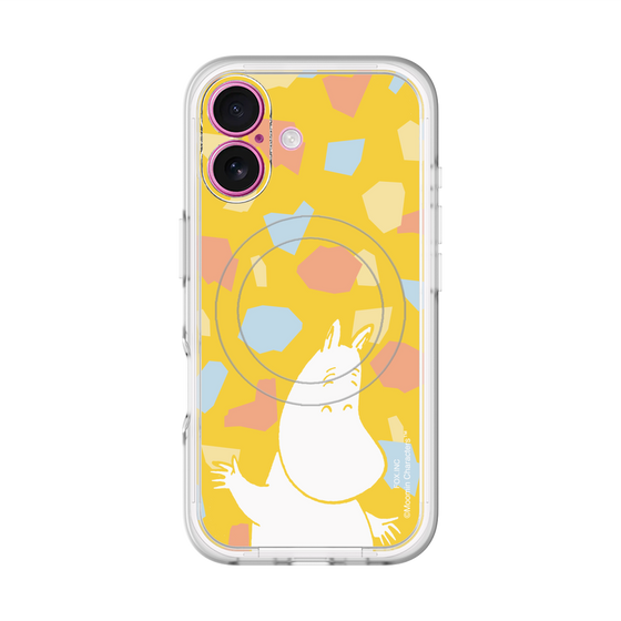 スリムプロテクションプレミアムケース with MagSafe［ MOOMIN - Happy face - color ］