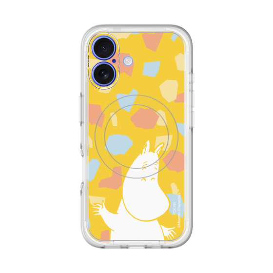 スリムプロテクションプレミアムケース with MagSafe［ MOOMIN - Happy face - color ］