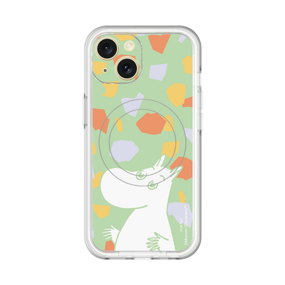スリムプロテクションプレミアムケース with MagSafe［ MOOMIN - Sparkling face - color ］