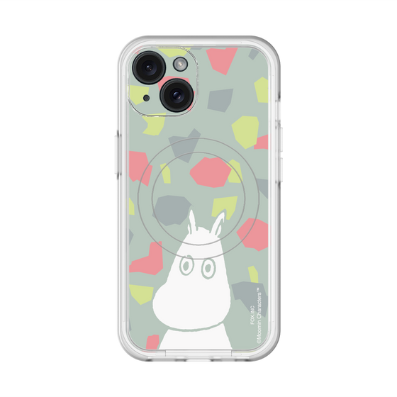 スリムプロテクションプレミアムケース with MagSafe［ MOOMIN - Troubled face - color ］