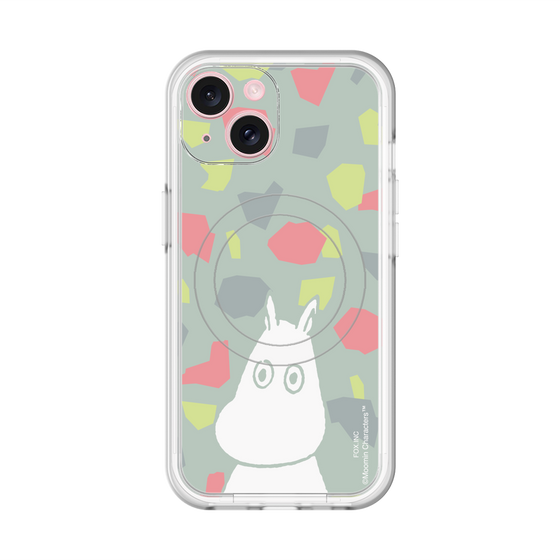 スリムプロテクションプレミアムケース with MagSafe［ MOOMIN - Troubled face - color ］