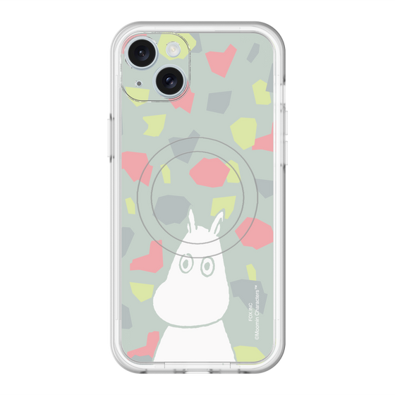 スリムプロテクションプレミアムケース with MagSafe［ MOOMIN - Troubled face - color ］