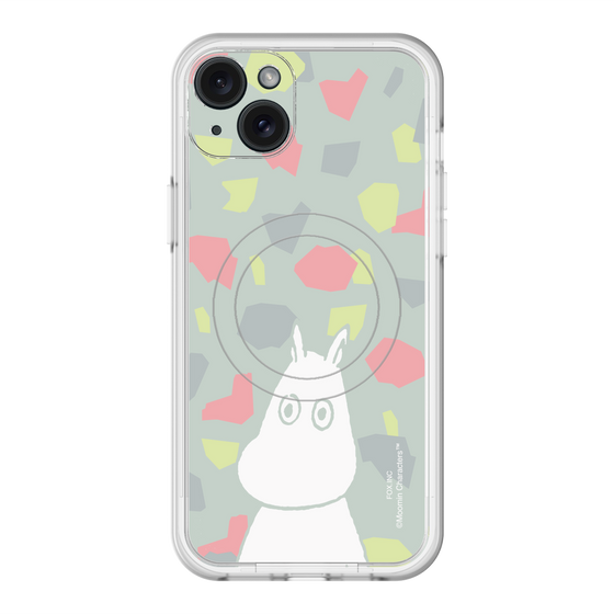 スリムプロテクションプレミアムケース with MagSafe［ MOOMIN - Troubled face - color ］