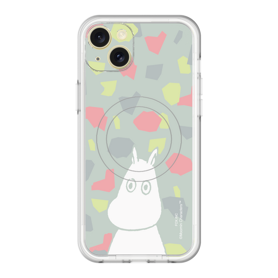 スリムプロテクションプレミアムケース with MagSafe［ MOOMIN - Troubled face - color ］