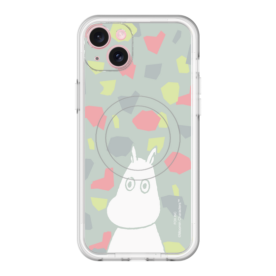 スリムプロテクションプレミアムケース with MagSafe［ MOOMIN - Troubled face - color ］