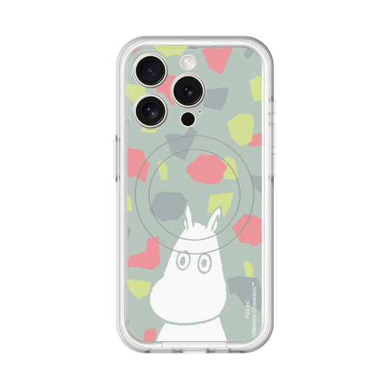 スリムプロテクションプレミアムケース with MagSafe［ MOOMIN - Troubled face - color ］