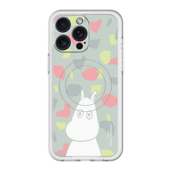 スリムプロテクションプレミアムケース with MagSafe［ MOOMIN - Troubled face - color ］