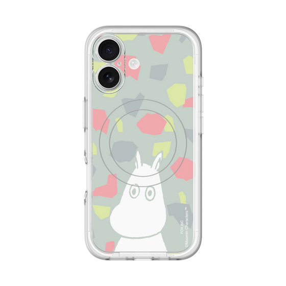 スリムプロテクションプレミアムケース with MagSafe［ MOOMIN - Troubled face - color ］