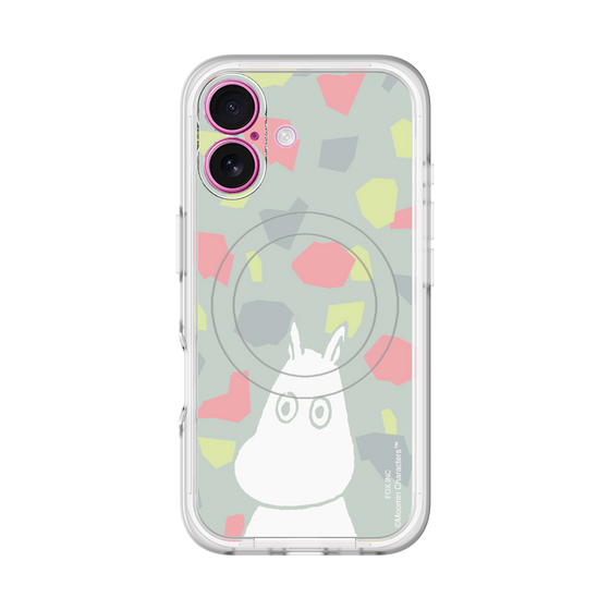 スリムプロテクションプレミアムケース with MagSafe［ MOOMIN - Troubled face - color ］