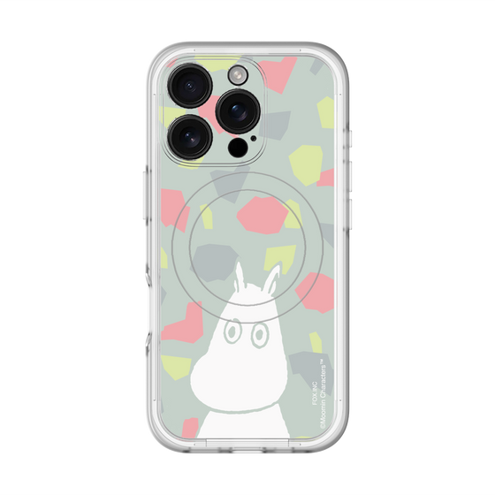 スリムプロテクションプレミアムケース with MagSafe［ MOOMIN - Troubled face - color ］