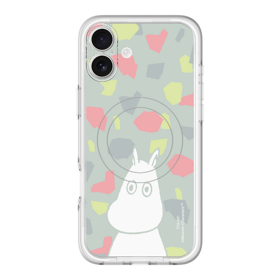 スリムプロテクションプレミアムケース with MagSafe［ MOOMIN - Troubled face - color ］