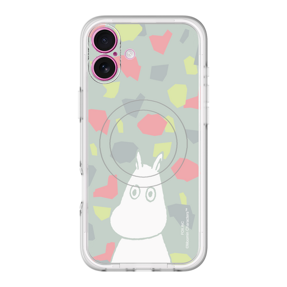 スリムプロテクションプレミアムケース with MagSafe［ MOOMIN - Troubled face - color ］