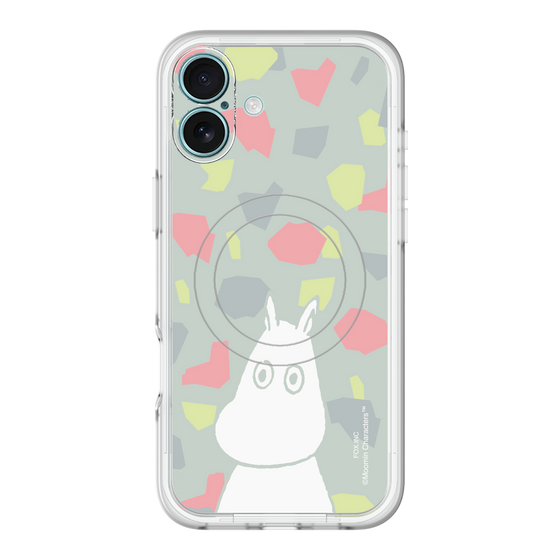 スリムプロテクションプレミアムケース with MagSafe［ MOOMIN - Troubled face - color ］