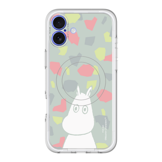 スリムプロテクションプレミアムケース with MagSafe［ MOOMIN - Troubled face - color ］