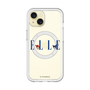 スリムプロテクションプレミアムケース with MagSafe［ ELLE×マイメロディ＆クロミ - ロゴ ］