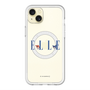 スリムプロテクションプレミアムケース with MagSafe［ ELLE×マイメロディ＆クロミ - ロゴ ］