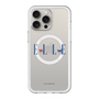 スリムプロテクションプレミアムケース with MagSafe［ ELLE×マイメロディ＆クロミ - ロゴ ］