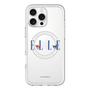 スリムプロテクションプレミアムケース with MagSafe［ ELLE×マイメロディ＆クロミ - ロゴ ］